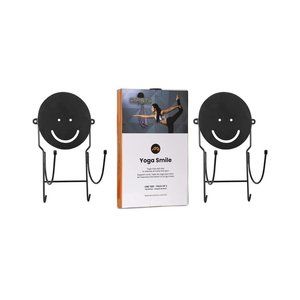 Yoga Smile Yoga Mat One Tier Wall Rack, Pack of 2 - New